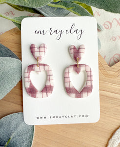 Plaid Heart Cutouts