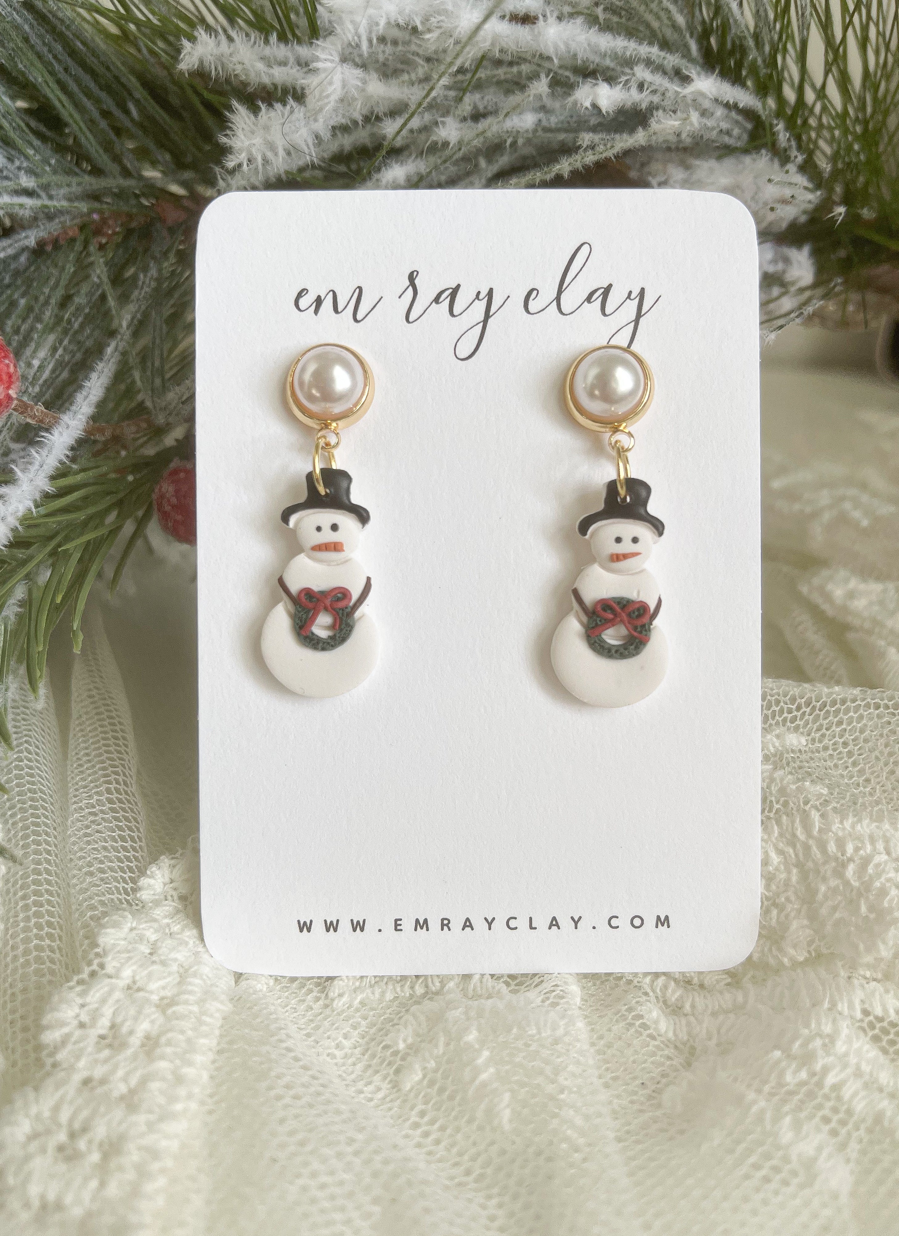 Snowman Dangles