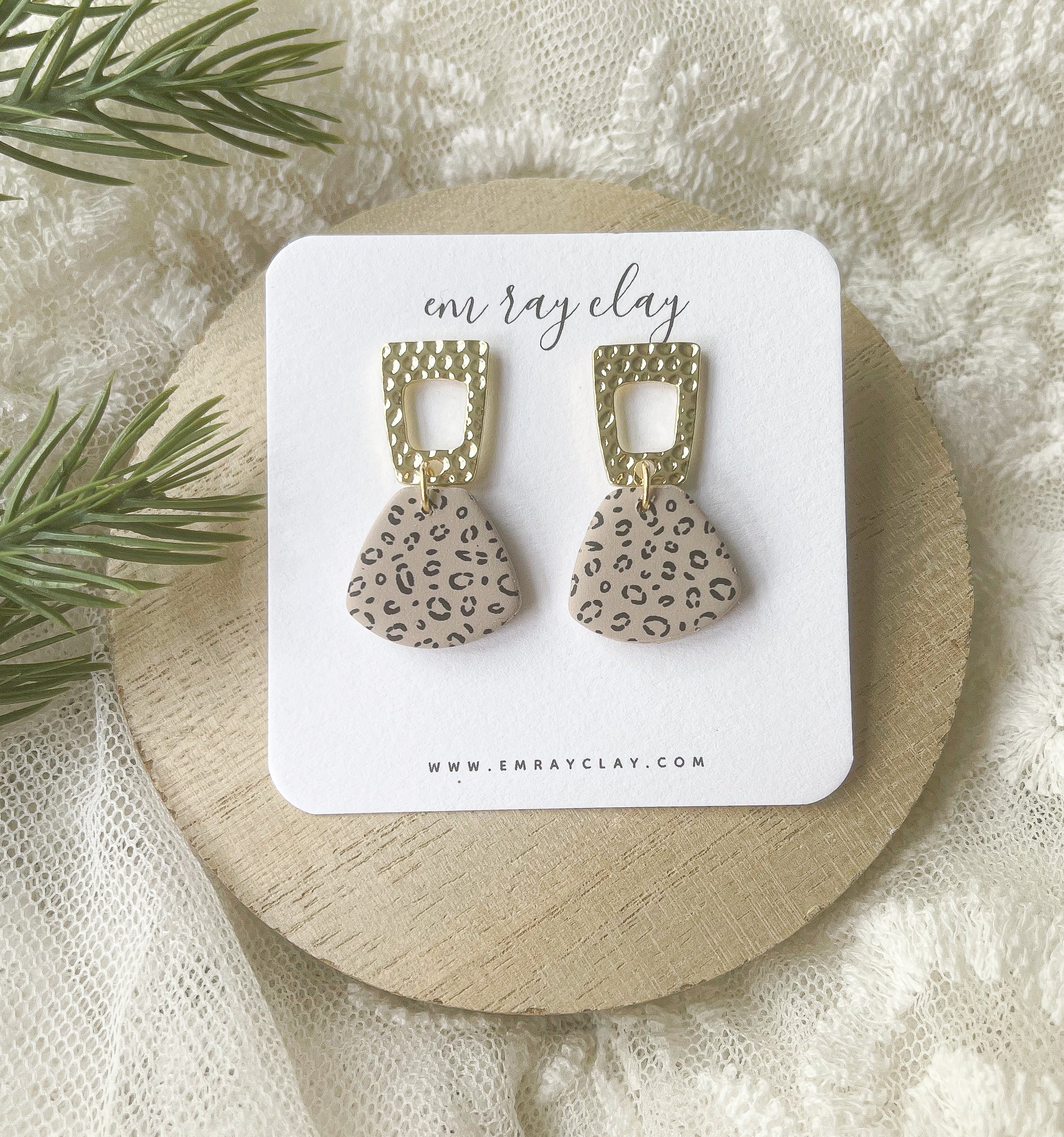 Mini Leopard Dangles