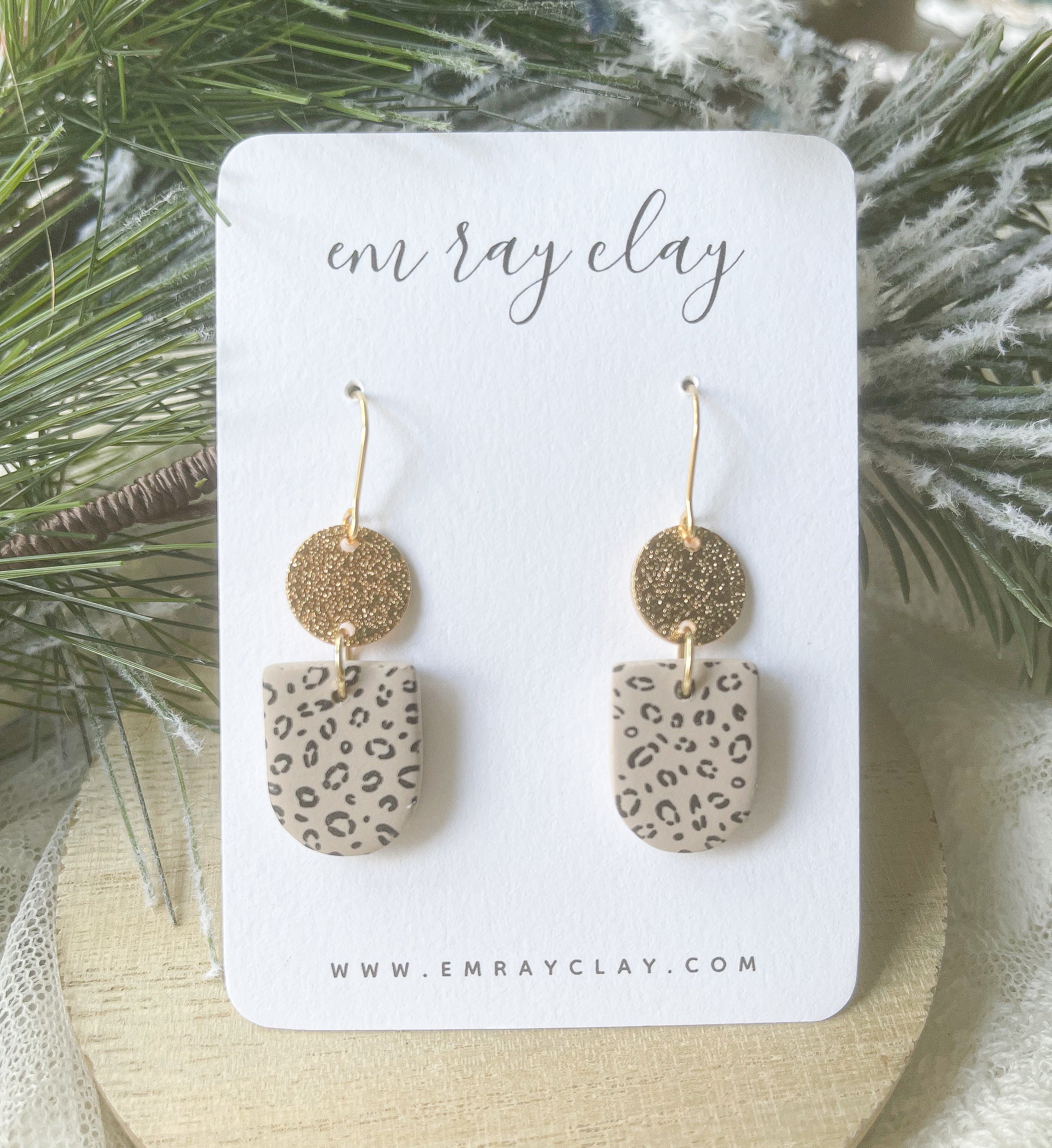 Leopard Dangles