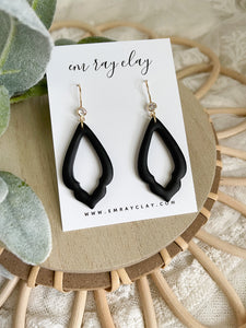 Gem Teardrop Dangles