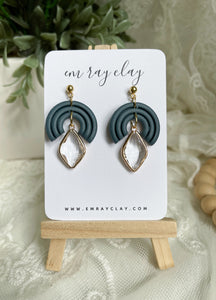 Embossed Gem Dangles