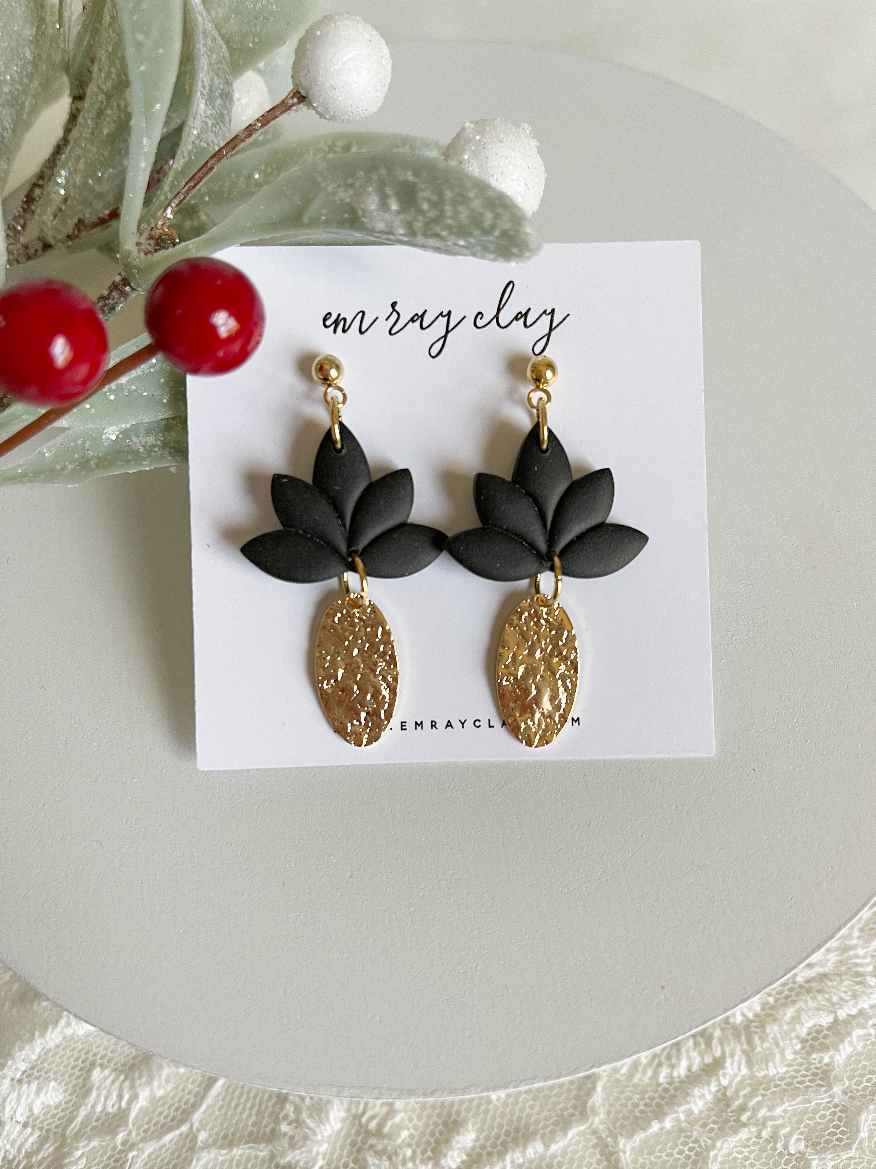 Black Lotus Dangles