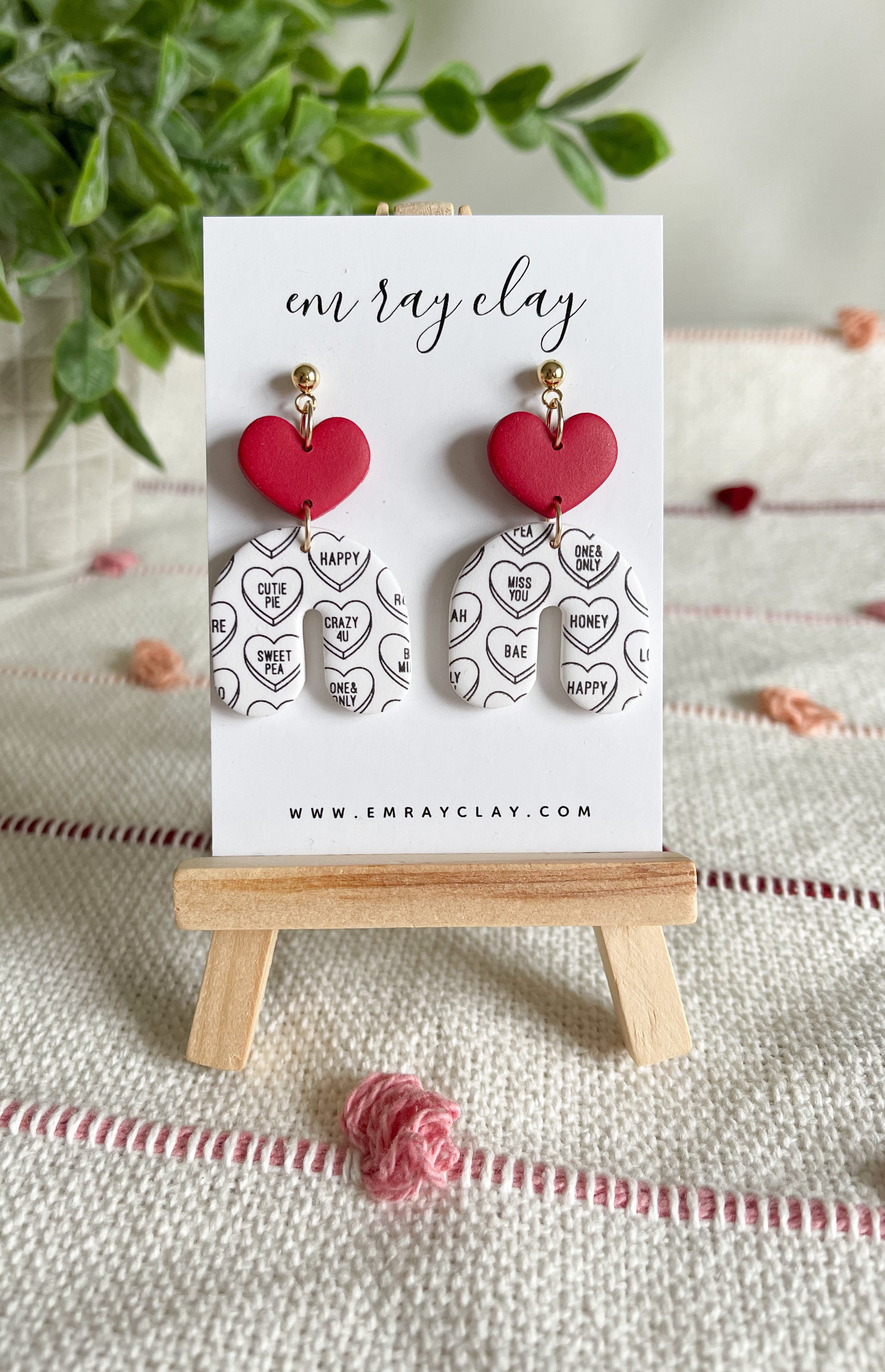 Red Conversation Heart Arches